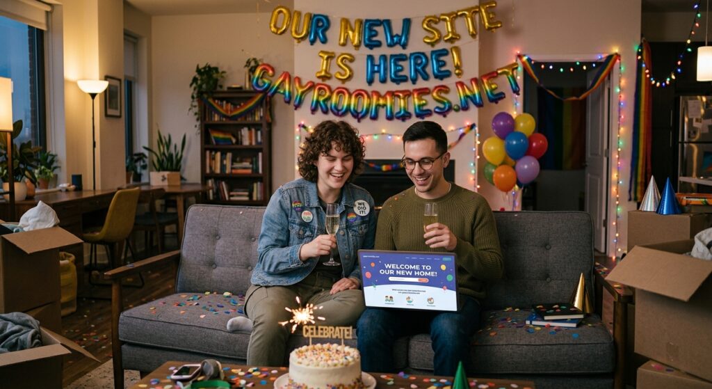 gayroomies.net website launch