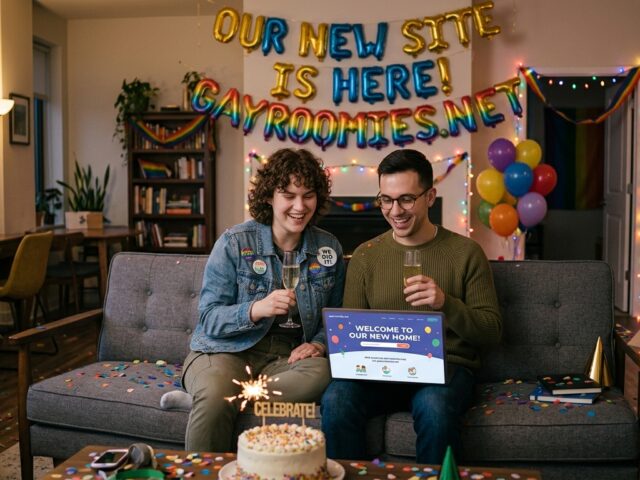 gayroomies.net website launch
